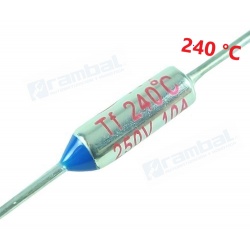 Fusible térmico RY240 - Thermal Fuse RY240 250V (10A) / 240°C