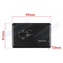 Lector de tarjeta RFID JT308 - Dimensiones