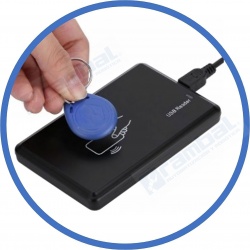 Lector de tarjeta RFID JT308 - Ejemplo llavero