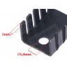 Disipador de calor de 10x15x20 mm, para componentes TO-220