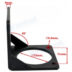 Soporte NEMA34 - Dimensiones