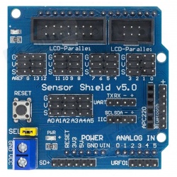 Arduino Shield Sensor - Vista frontal