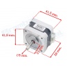 Nema 17 28mm - Con cable