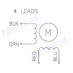 Nema 17 28mm - Con cable