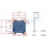 Display OLED 0.96” Blanco de 128x64 Píxeles I2C