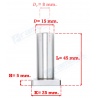 Rodamiento lineal 5mm LM05UU