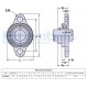 Rodamiento KFL006-30mm Soporte Lateral