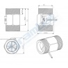 Sensor de Caudal 1.5 pulgada YF-DN40 Acero Inox.