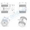 Sensor de Caudal 2 pulgadas YF-DN50 Acero Inox.