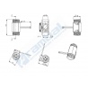 Sensor de Caudal ½ pulgada YF-B1 cobre 4,5-15VDC.