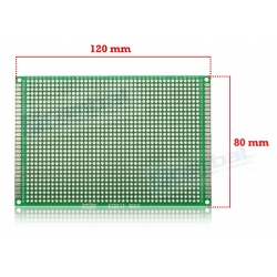Tarjeta PCB pre-perforada 120x80