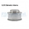 Polea Dentada GT2 60 Dientes Ancho 10mm-  6,35mm Diámetro Int.