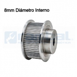 Polea Dentada GT2 60 Dientes Ancho 10mm-  8mm Diámetro Int.