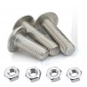 Set 20 Tornillos y Tuercas M2 x 10mm de acero inoxidable, cabezal redondo cruz