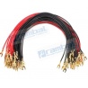 5 Cables conector de Doble Terminal horquilla en U