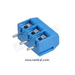Terminales Tornillo 5mm PCB (3 Pines)