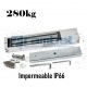 Cerradura electromagnética 280kg Impermeable IP66 Sobrepuesta