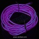 El Wire Neon Purpura Fosforescente 2mt