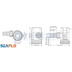 Bomba Sentina SEAFLO 12V 1100GPH