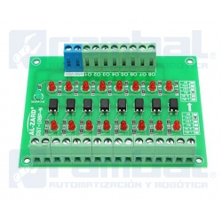 Optoacoplador Convertidor de Señal de  8 Canales.