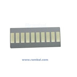 Led 10 Segmentos Modelo Grafico Barra. Color verde