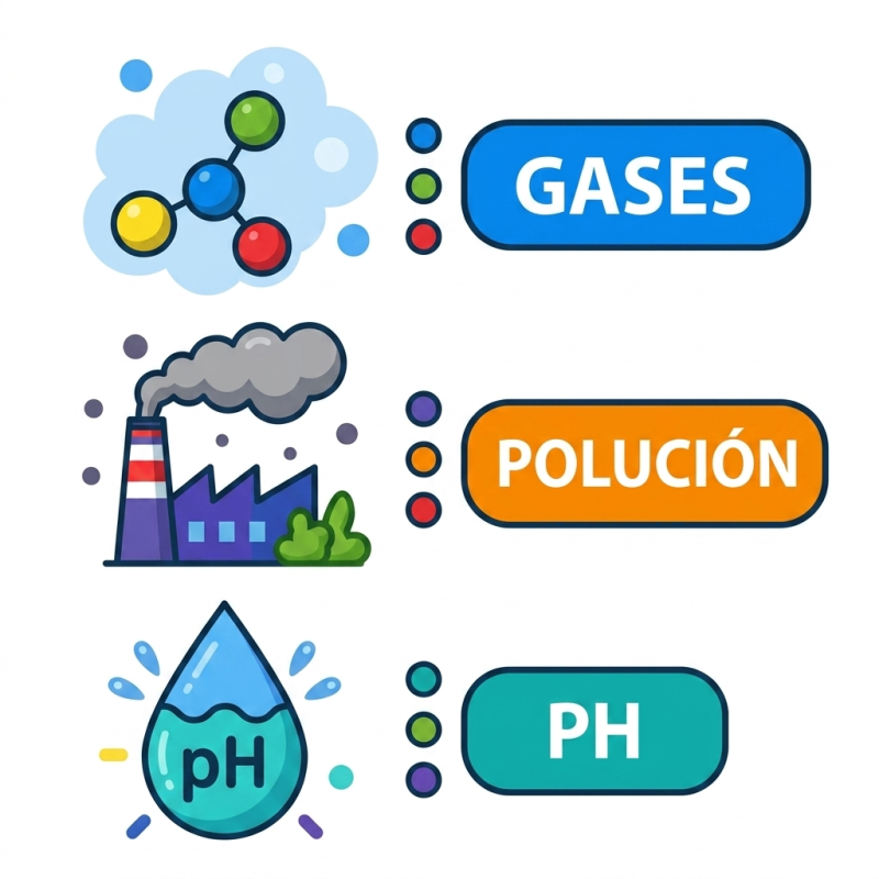 Gases /  Polucion / PH